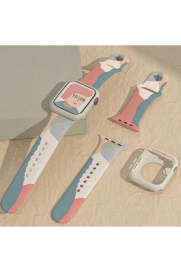 Apple Watch 7 45mm KRD-62 Silikon Kordon