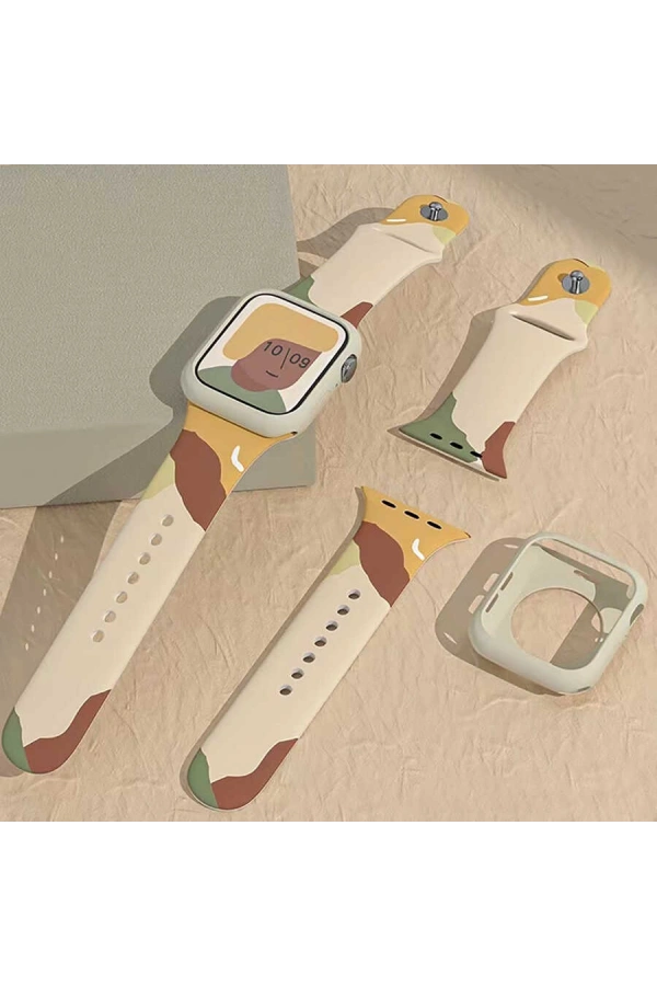 Apple Watch 7 45mm KRD-62 Silikon Kordon