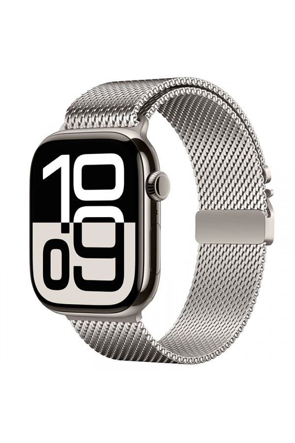 Apple Watch 7 45mm Zore KRD-121 Metal Hasır Kordon