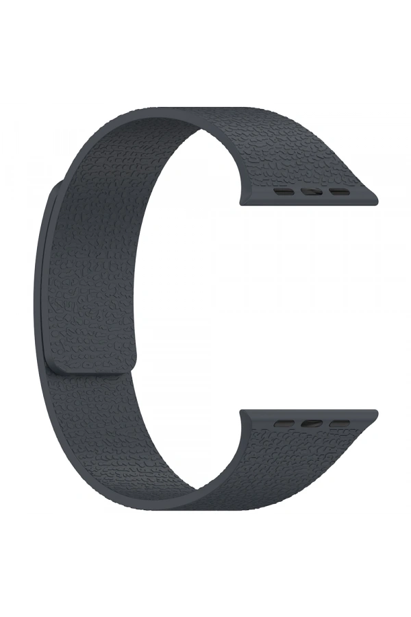 Apple Watch 7 45mm Zore KRD-136 Kabartma Desenli Silikon Kordon
