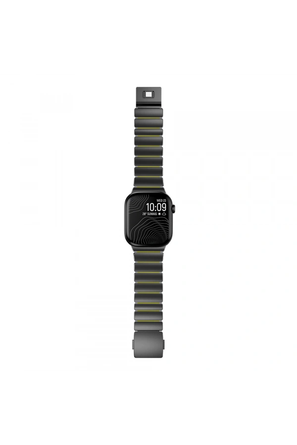 Apple Watch 7 45mm Zore KRD-149 Metal Silikon Kordon