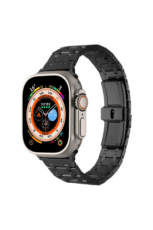 Apple Watch 7 45mm Zore KRD-83 Metal Kordon