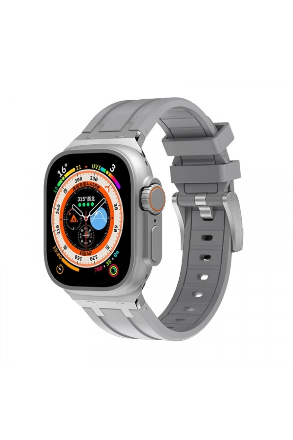 Apple Watch 7 45mm Zore KRD-89 Silikon Kordon