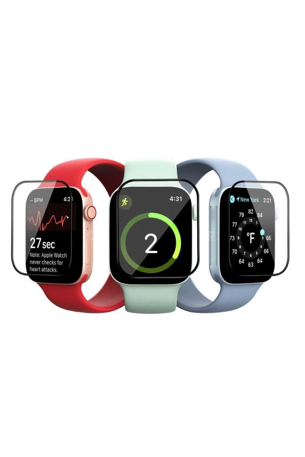 Apple Watch 7 45mm Zore PMMA Pet Saat Ekran Koruyucu