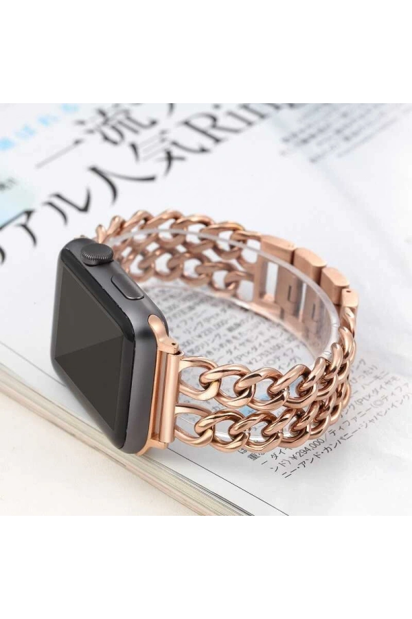 ​​​Apple Watch Ultra 49mm Kordon Cowboy Metal Strap Kayış