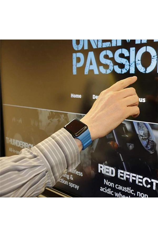 Apple Watch Ultra 49mm Kordon KRD-09 Deri Lop Strap Kayış