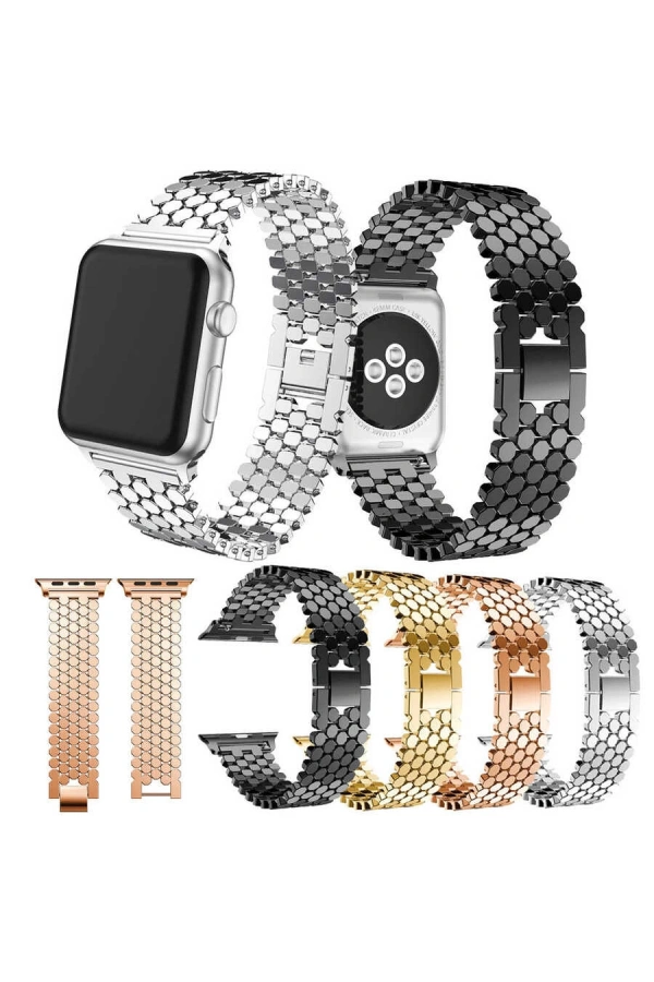 Apple Watch Ultra 49mm Kordon KRD-30 Metal Strap Kayış