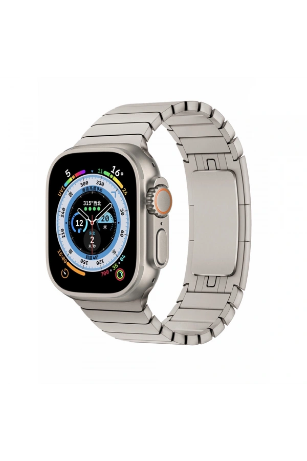 Apple Watch Ultra 49mm Kordon KRD-35 Metal Kordon