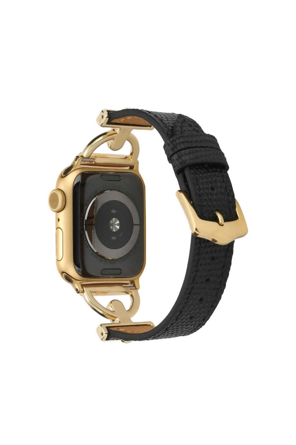 ​​​Apple Watch Ultra 49mm Kordon KRD-53 Deri Strap Kayış