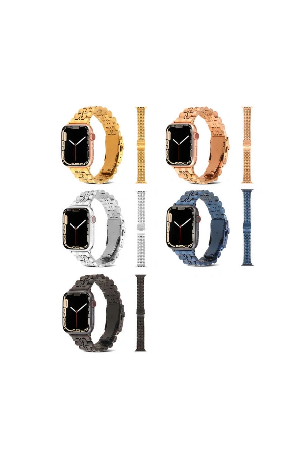 ​​​Apple Watch Ultra 49mm Kordon KRD-54 Metal Strap Kayış
