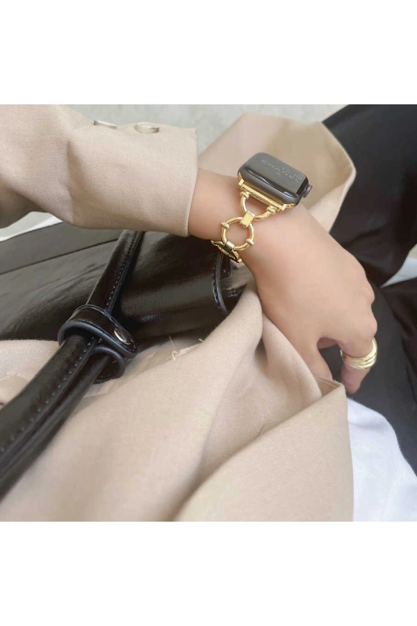 ​​​Apple Watch Ultra 49mm Kordon KRD-56 Metal Strap Kayış