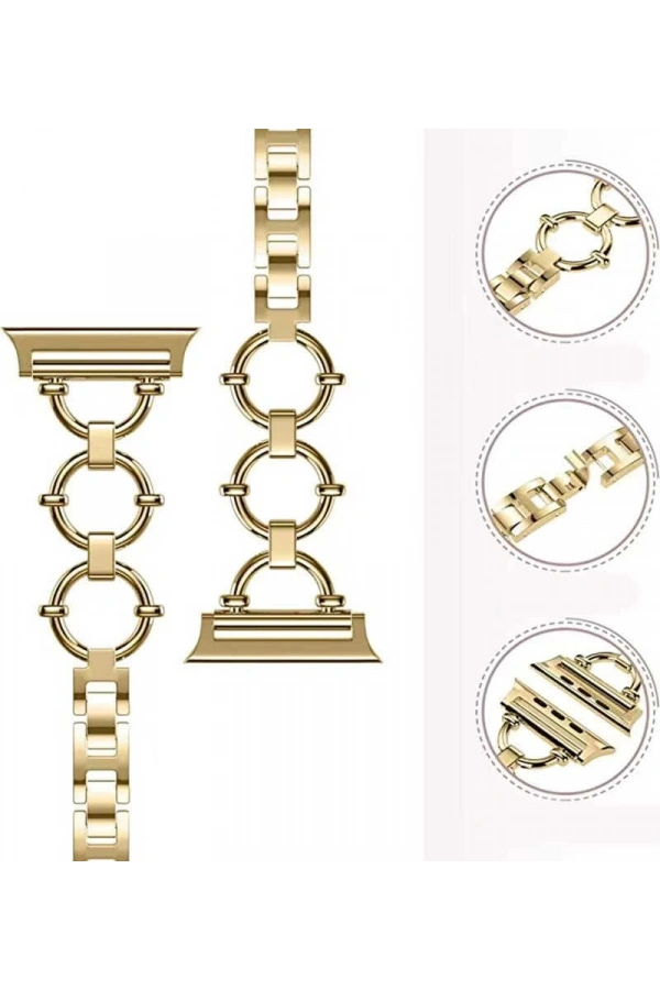 ​​​Apple Watch Ultra 49mm Kordon KRD-56 Metal Strap Kayış