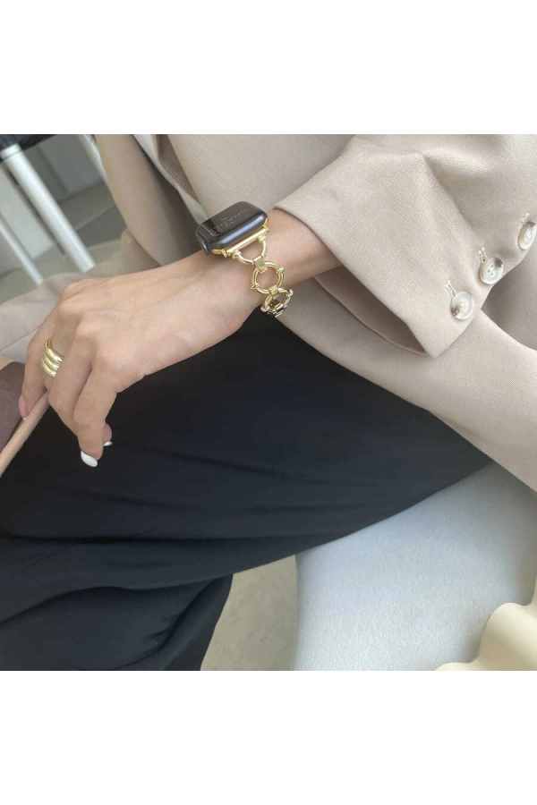 ​​​Apple Watch Ultra 49mm Kordon KRD-56 Metal Strap Kayış