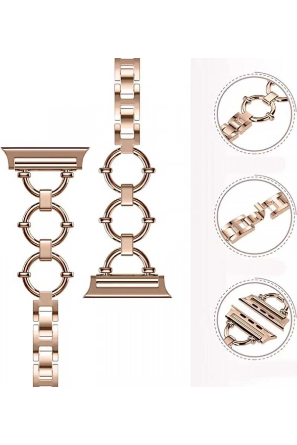 ​​​Apple Watch Ultra 49mm Kordon KRD-56 Metal Strap Kayış