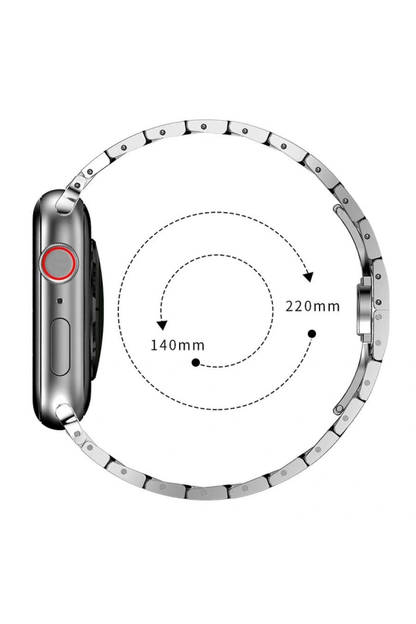 ​​​Apple Watch Ultra 49mm Kordon KRD-63 Metal Strap Kayış