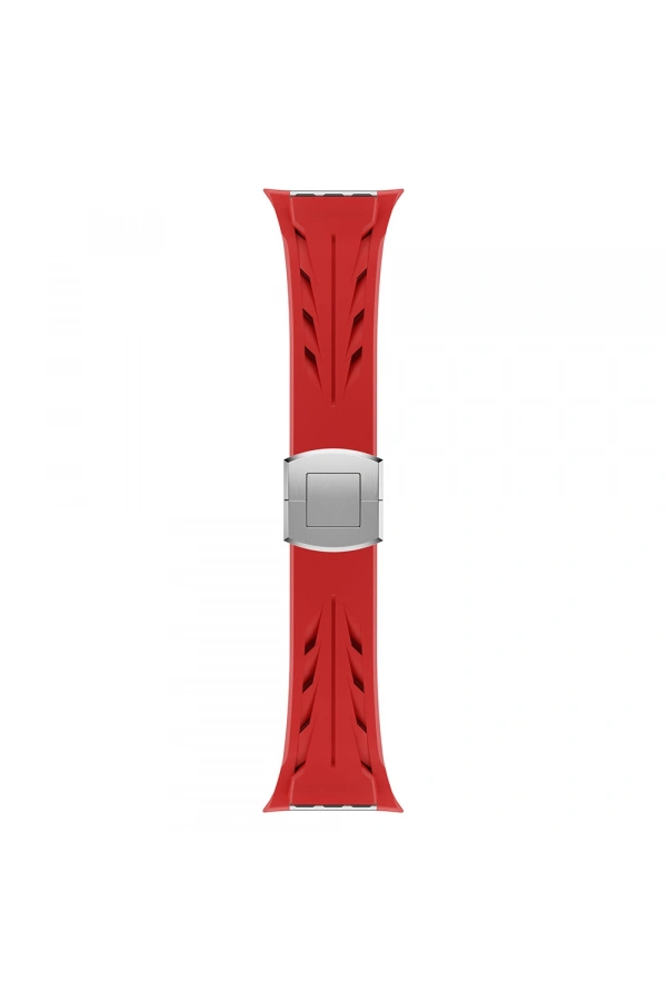 Apple Watch Ultra 49mm KRD-127 Metal Tokalı Silikon Kordon
