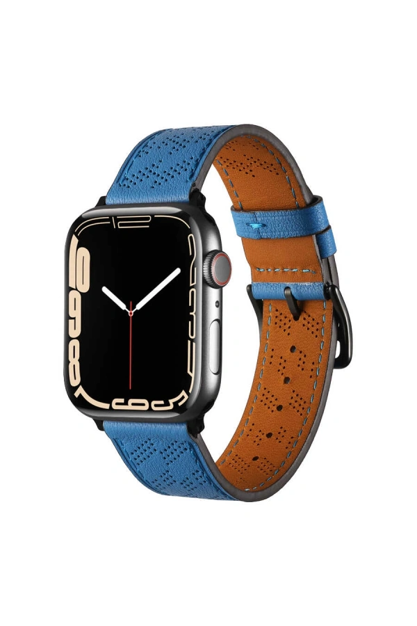 ​​​Apple Watch Ultra 49mm KRD-76 PU Deri Kordon Strap Kayış