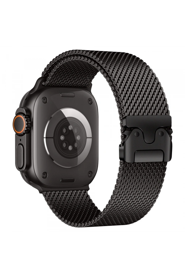 Apple Watch Ultra 49mm Zore KRD-121 Metal Hasır Kordon