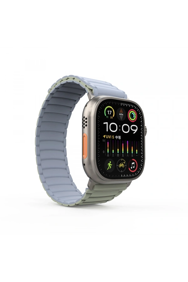 Apple Watch Ultra 49mm Zore KRD-122 Silikon Kordon Strap Kayış