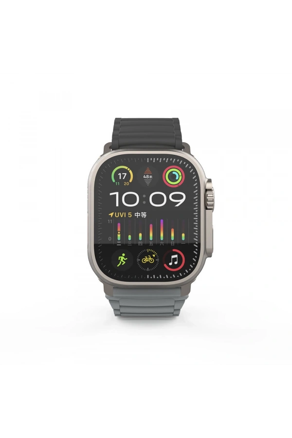 Apple Watch Ultra 49mm Zore KRD-122 Silikon Kordon Strap Kayış