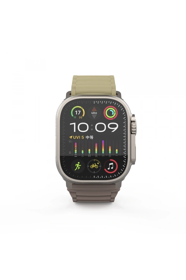 Apple Watch Ultra 49mm Zore KRD-122 Silikon Kordon Strap Kayış