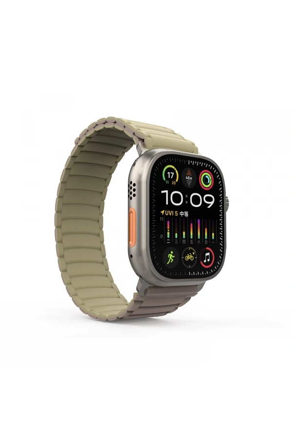 Apple Watch Ultra 49mm Zore KRD-122 Silikon Kordon Strap Kayış