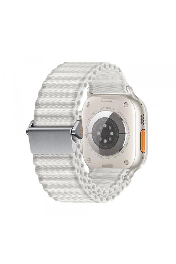Apple Watch Ultra 49mm Zore KRD-123 Naylon Kumaş Hasır Örgülü Kordon