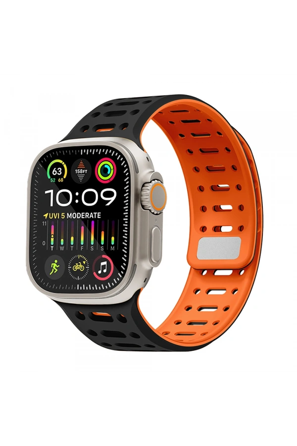 Apple Watch Ultra 49mm Zore KRD-124 Silikon Kordon Strap Kayış