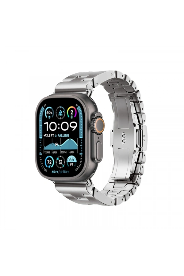 Apple Watch Ultra 49mm Zore KRD-125 Metal Kordon Strap Kayış