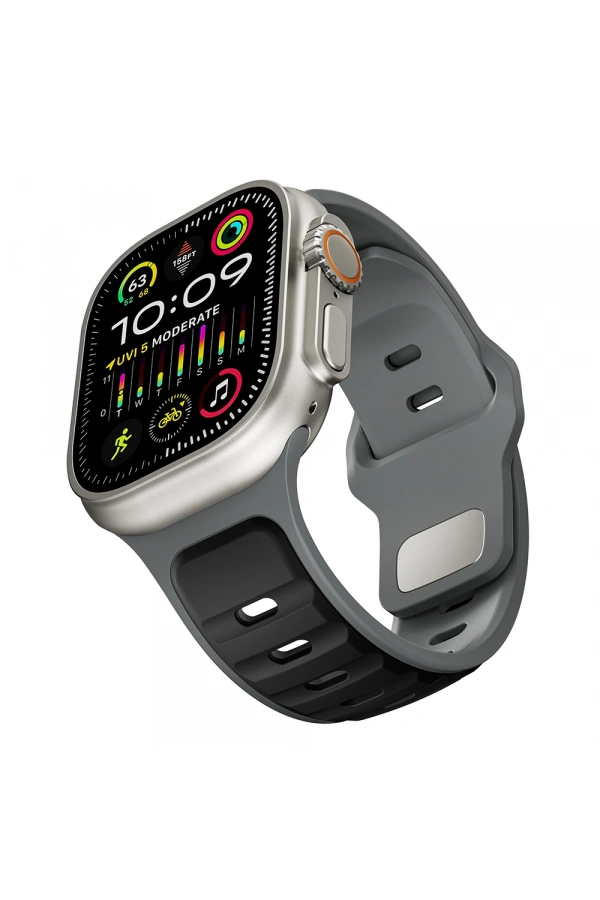 Apple Watch Ultra 49mm Zore KRD-135 Silikon Kordon Strap Kayış