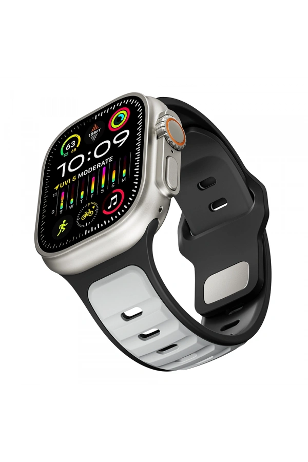 Apple Watch Ultra 49mm Zore KRD-135 Silikon Kordon Strap Kayış