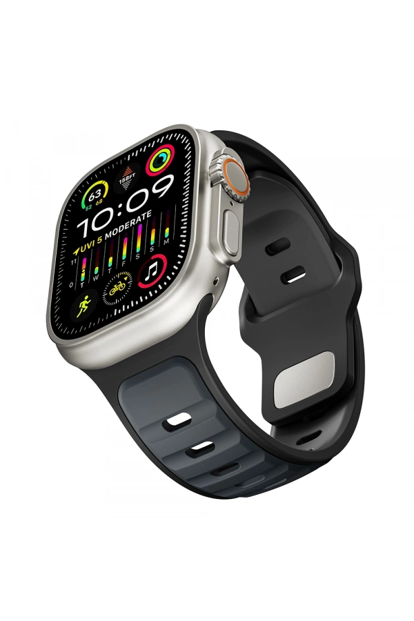 Apple Watch Ultra 49mm Zore KRD-135 Silikon Kordon Strap Kayış