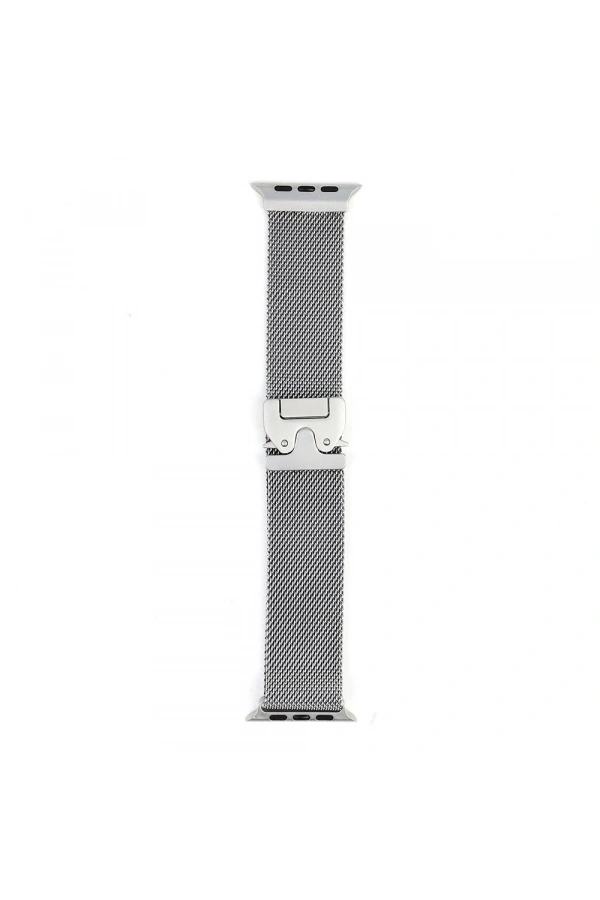 Apple Watch Ultra 49mm Zore KRD-25 Metal Hasır Kordon