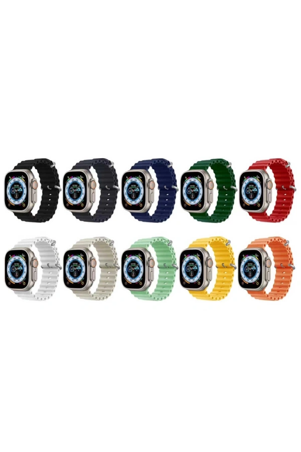 Apple Watch Ultra 49mm Zore KRD-75 Silikon Kordon