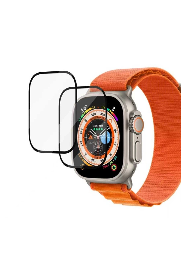 Apple Watch Ultra 49mm Zore PMMA - Cam Saat Ekran Koruyucu