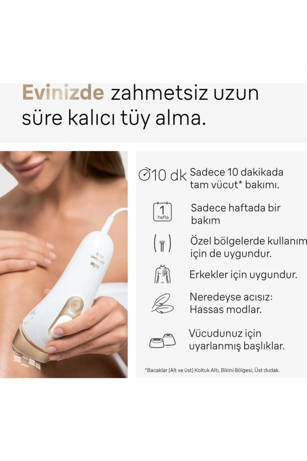 Braun Ipl Silk·Expert Pro 5, Evde Tüy Alma, Çanta, Venus Tıraş Makinesi, 2 Başlık İle, PL5146 (BRAUN TÜRKİYE GARANTİLİ)