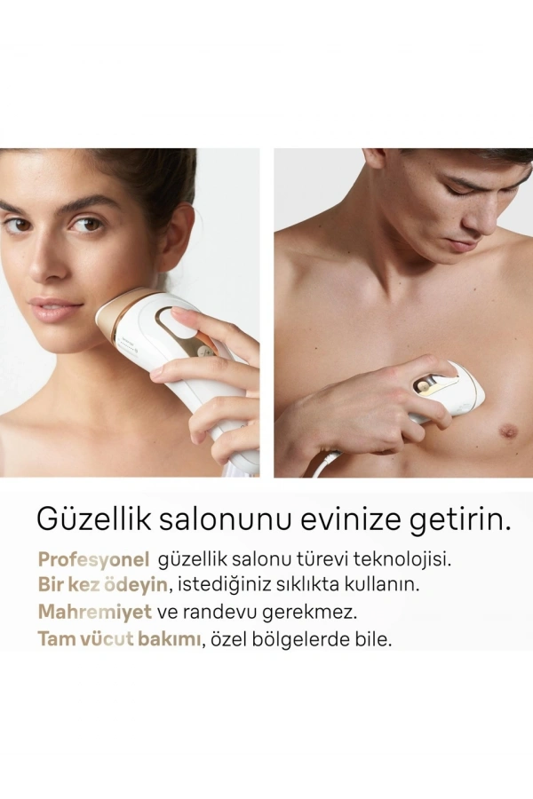 Braun Ipl Silk·Expert Pro 5, Evde Tüy Alma, Çanta, Venus Tıraş Makinesi, 2 Başlık İle, PL5146 (BRAUN TÜRKİYE GARANTİLİ)