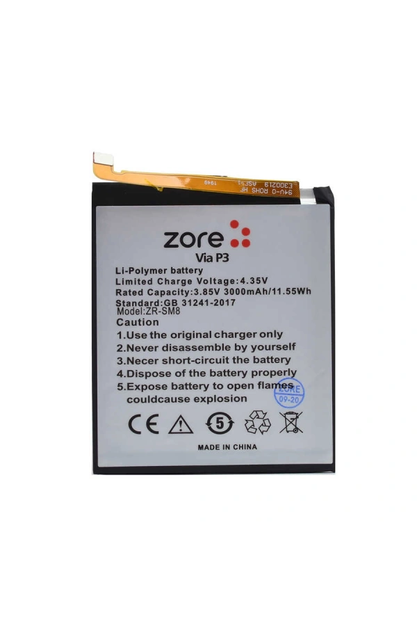 Casper Via P3 Zore Tam Orjinal Batarya