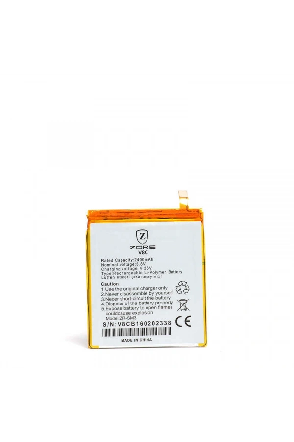 Casper Via V8C Zore Tam Orjinal Batarya