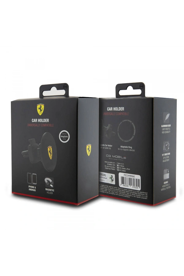 Ferrari Orjinal Lisanslı Havalandırma Tasarım Magnetik Shield Araç Telefon Tutucu