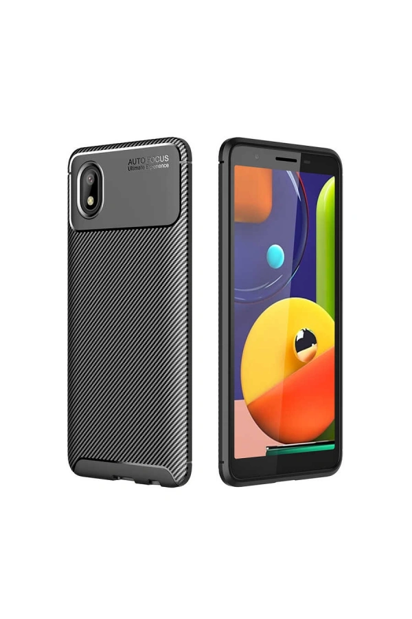 Galaxy A01 Core Kılıf Zore Negro Silikon Kapak