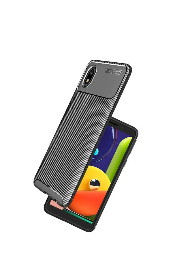Galaxy A01 Core Kılıf Zore Negro Silikon Kapak