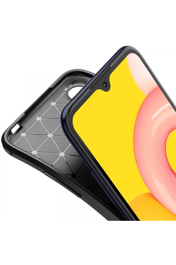 Galaxy A01 Kılıf Zore Negro Silikon Kapak