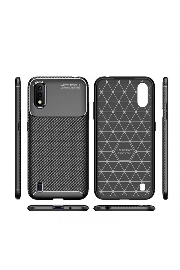 Galaxy A01 Kılıf Zore Negro Silikon Kapak
