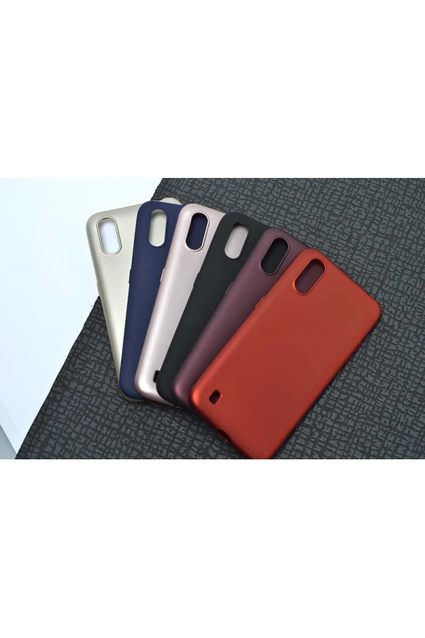 Galaxy A01 Kılıf Zore Premier Silikon Kapak