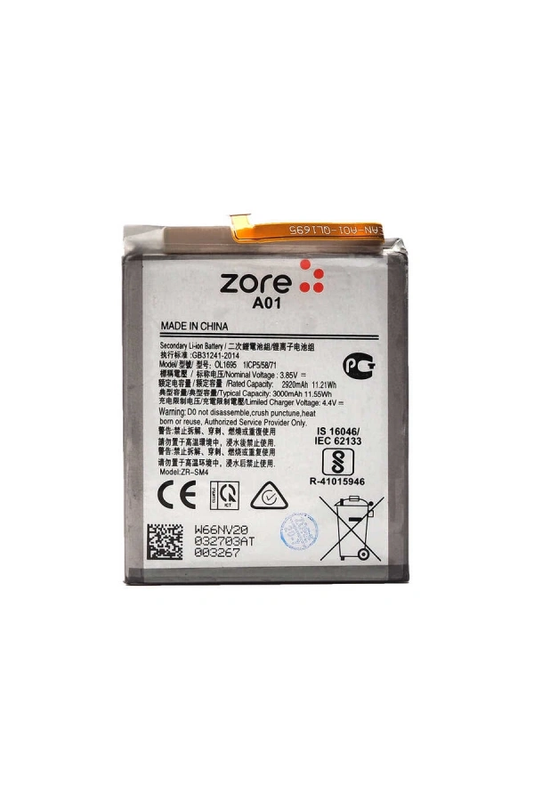 Galaxy A01 Zore Tam Orjinal Batarya