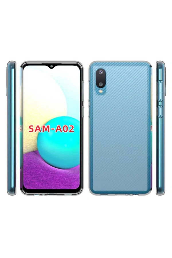 Galaxy A02 Kılıf Zore Süper Silikon Kapak