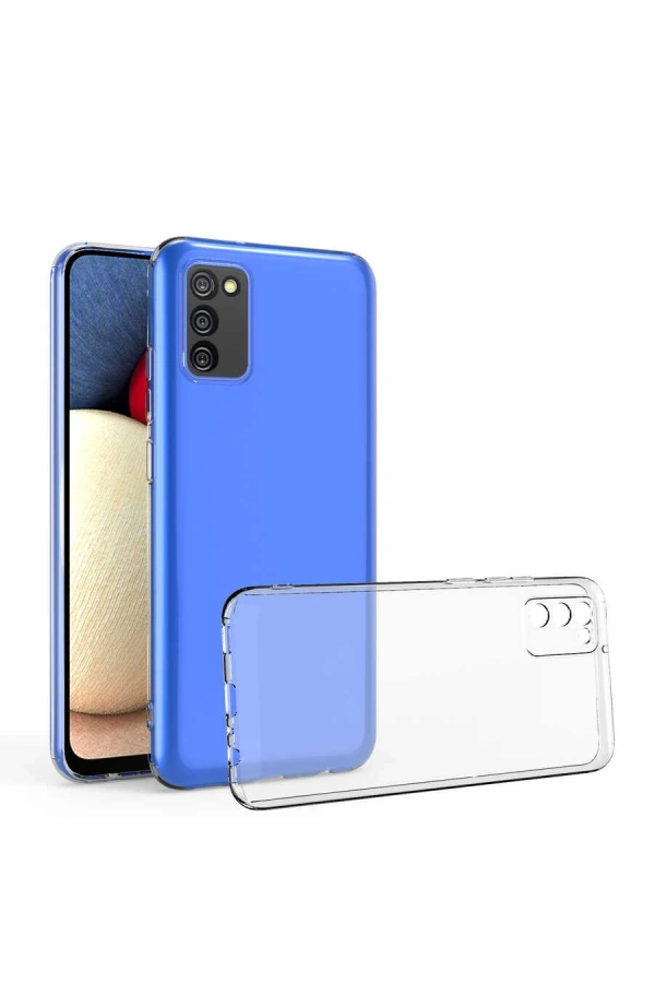 Galaxy A02S Kılıf Zore Kamera Korumalı Süper Silikon Kapak