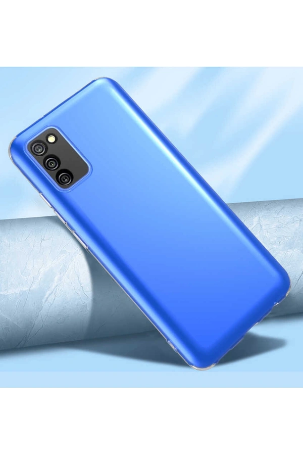 Galaxy A02S Kılıf Zore Kamera Korumalı Süper Silikon Kapak