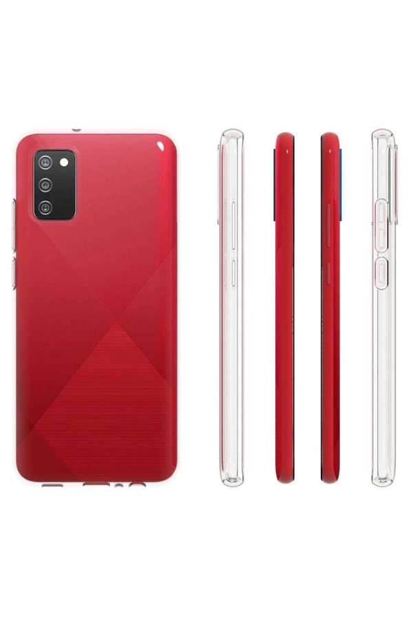 Galaxy A02S Kılıf Zore Süper Silikon Kapak